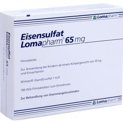 EISENSULFAT LOMAPHARM 65MG
