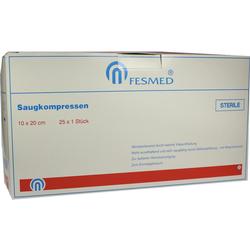 SAUGKOMPRESSE 10X20CM STER