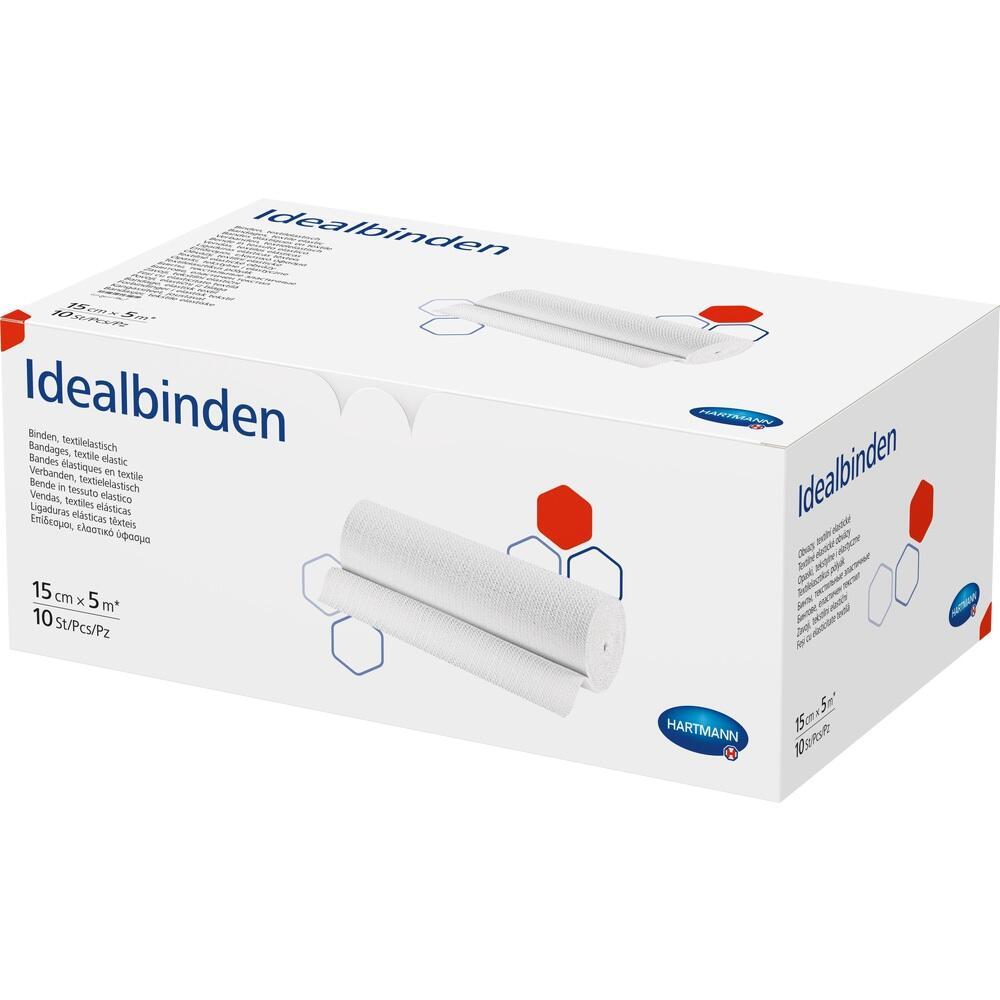 Eine Schachtel mit textilen elastischen Binden.