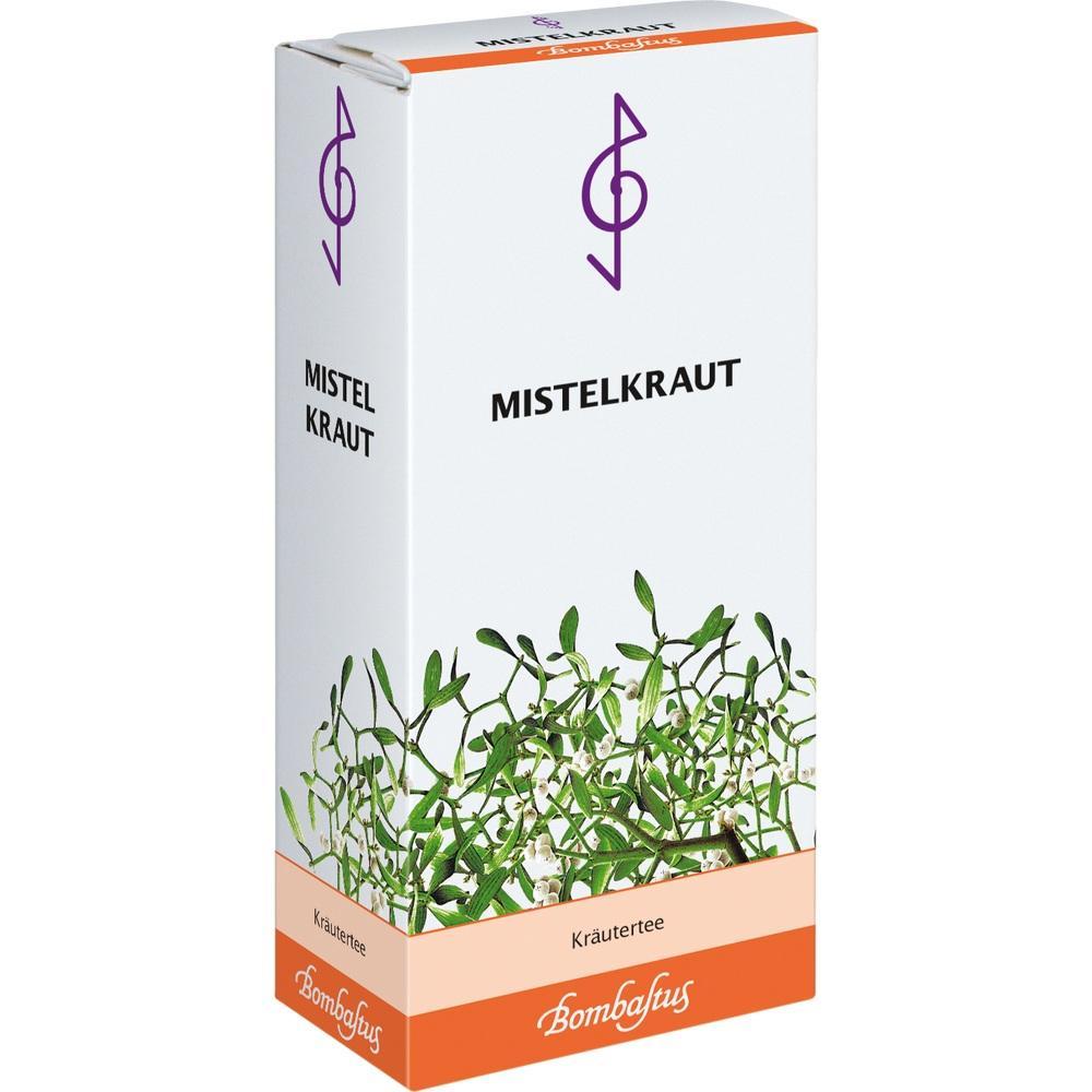 Eine Packung Kr&auml;utertee mit der Aufschrift "Mistelkraut".