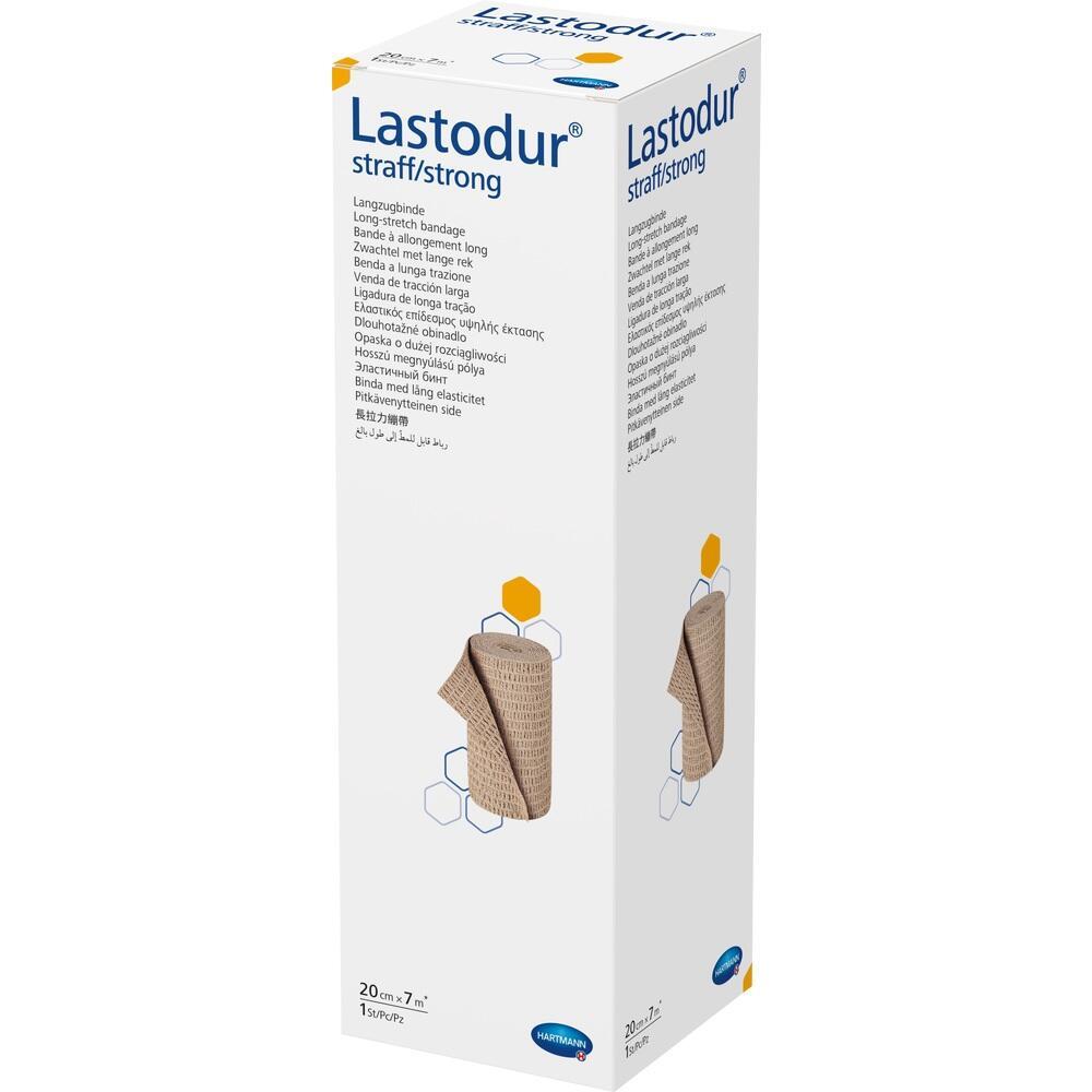 Eine Verpackung mit einer elastischen Bandage namens Lastodur.