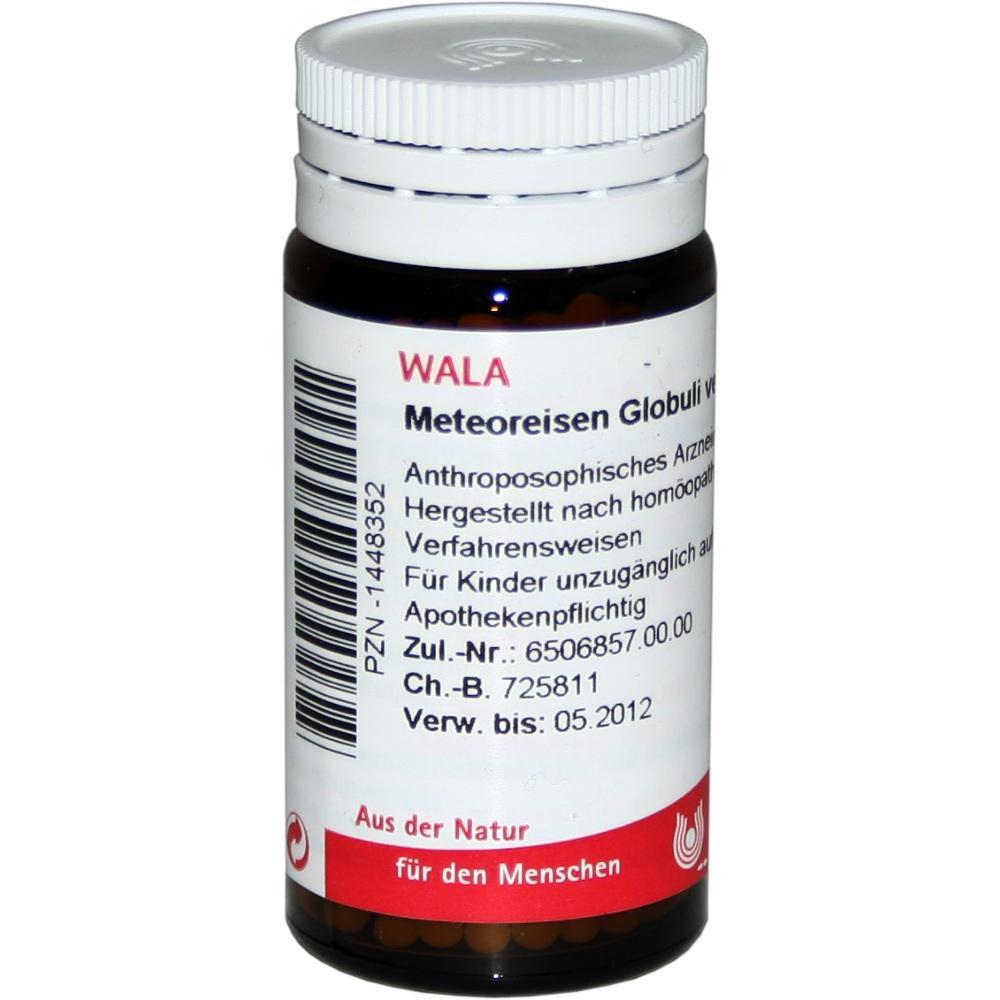 Braune Flasche mit einem wei&szlig;en Etikett, das Globuli von WALA anzeigt.