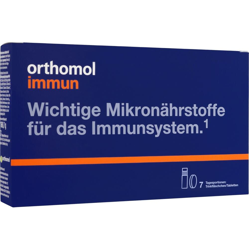 Blaue Packung mit der Aufschrift "Wichtige Mikron&auml;hrstoffe f&uuml;r das Immunsystem".