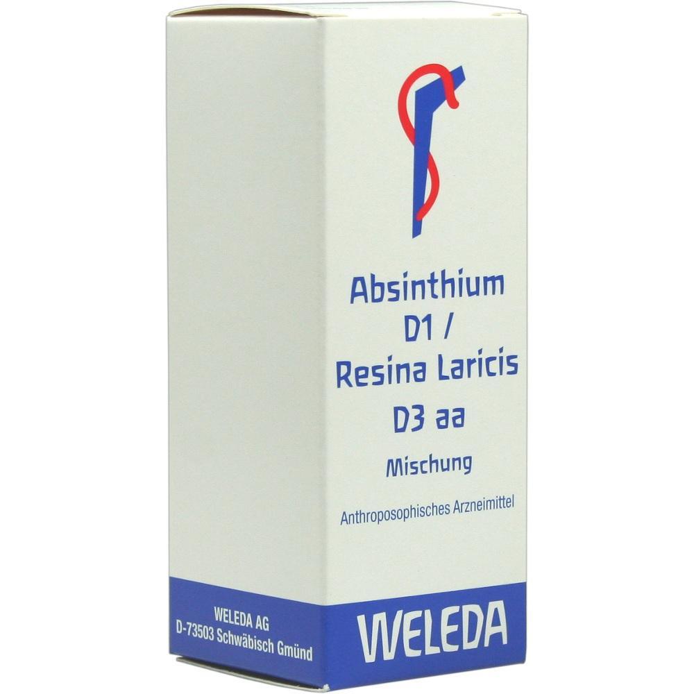 Wei&szlig;e Verpackung von Weleda mit blau-rotem Logo und Text auf der Vorderseite.