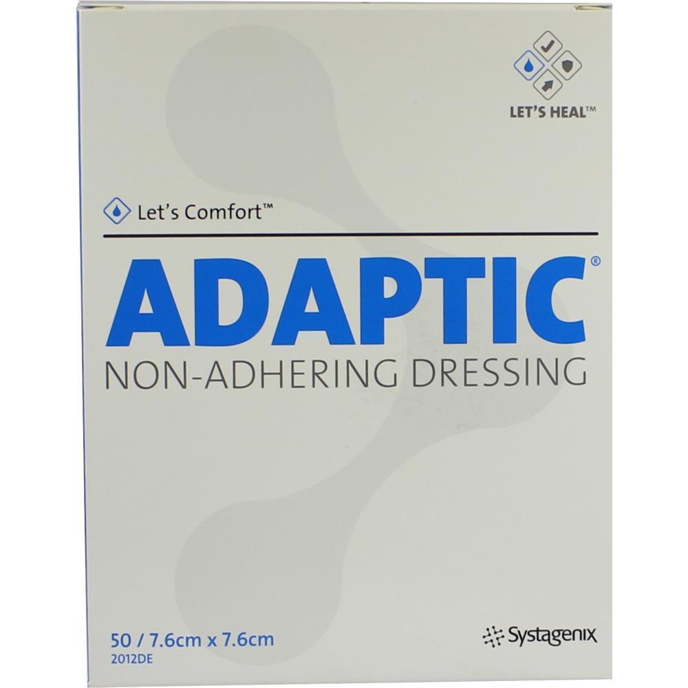 Eine Packung mit einem nicht haftenden Verband namens Adaptic.