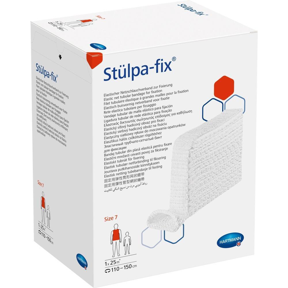 Verpackung einer elastischen Netzbandage mit der Aufschrift "St&uuml;lpa-fix".
