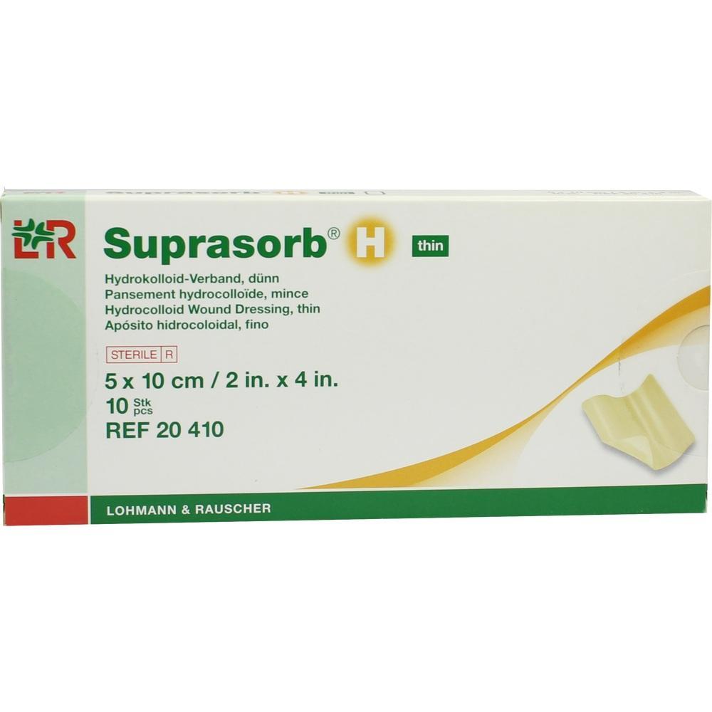 Verpackung f&uuml;r einen d&uuml;nnen Hydrocolloid-Verband von Suprasorb H.