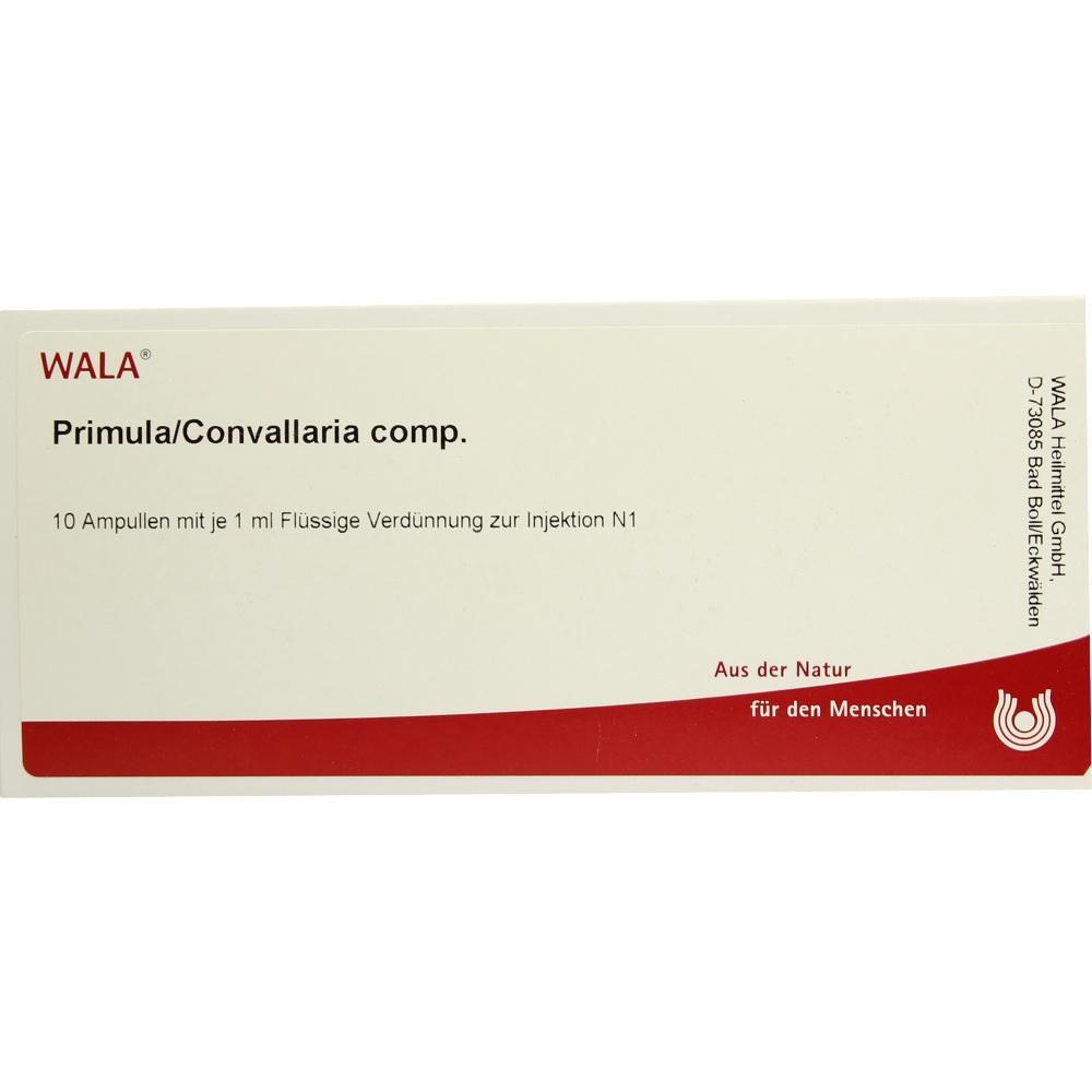Packung mit 10 Ampullen "Primula/Convallaria" f&uuml;r Injektionen.
