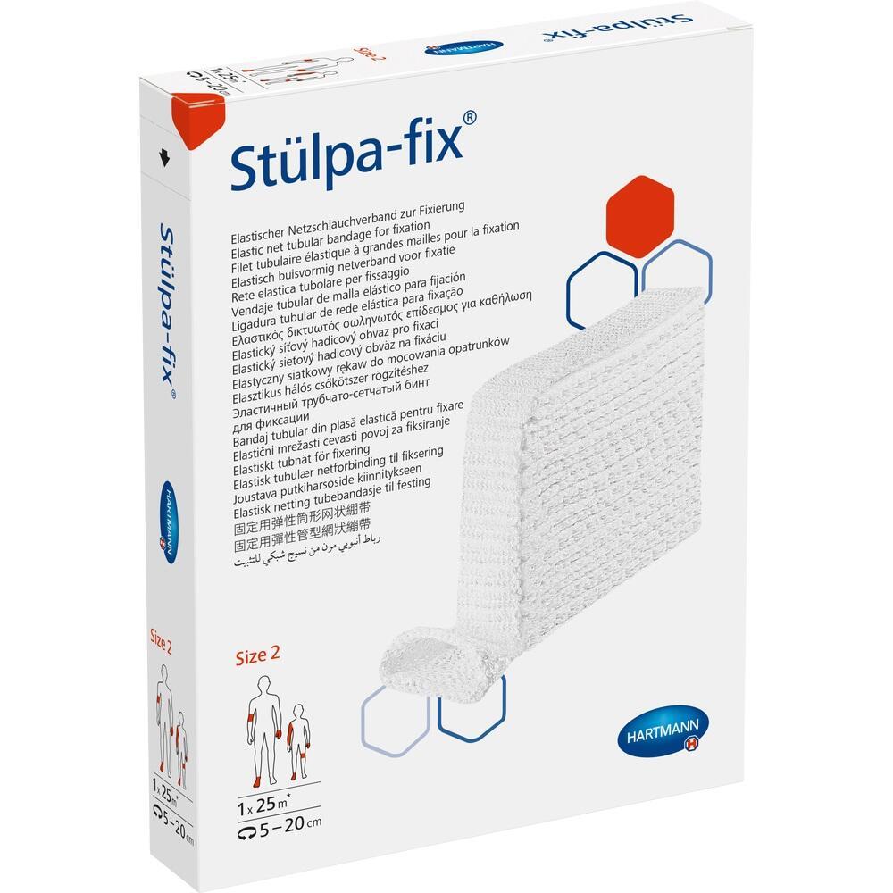 Eine Packung mit elastischen Netzschlauchverb&auml;nden von St&uuml;lpa-fix.