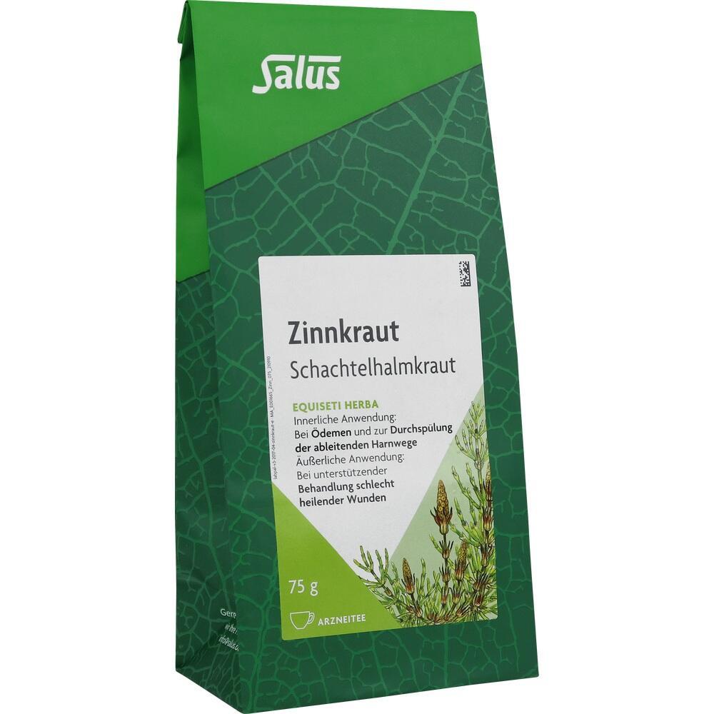 Gr&uuml;ne Packung mit Zinnkraut-Tee von Salus zur inneren und &auml;u&szlig;eren Anwendung.
