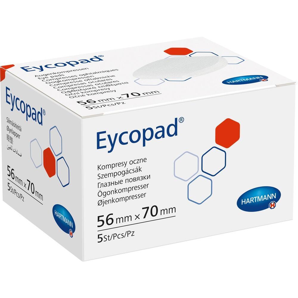 Wei&szlig;e Schachtel mit der Aufschrift "Eycopad" in blauer Schrift.