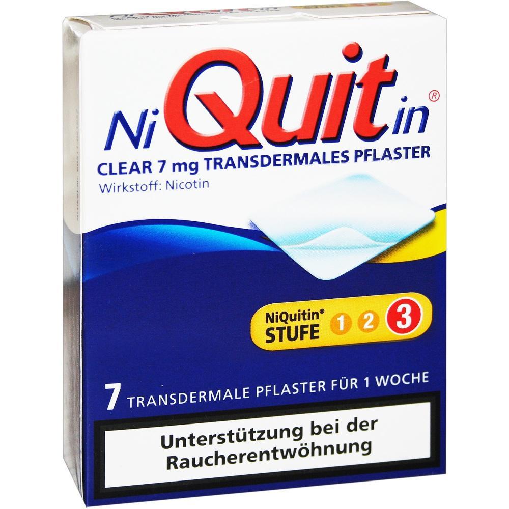 Packung von Nikotinpflastern zur Unterst&uuml;tzung beim Rauchstopp.