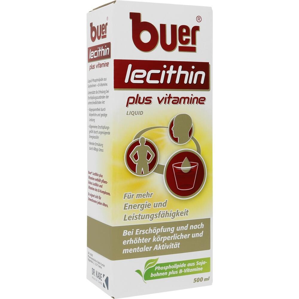 Verpackung von Nahrungserg&auml;nzungsmittel mit Lecithin und Vitaminen f&uuml;r mehr Energie.
