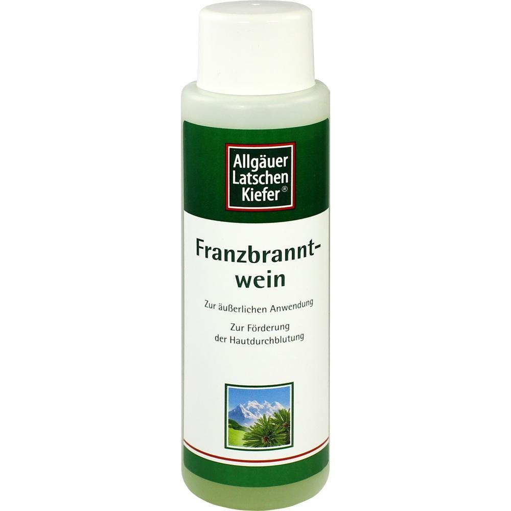 Eine Flasche Franzbranntwein zur F&ouml;rderung der Hautdurchblutung.