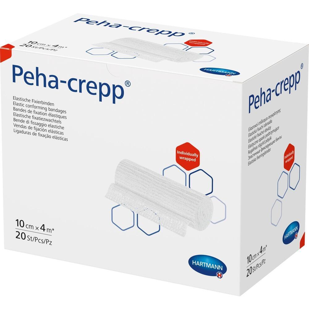 Eine wei&szlig;e Box mit elastischen Binden von Peha-crepp.