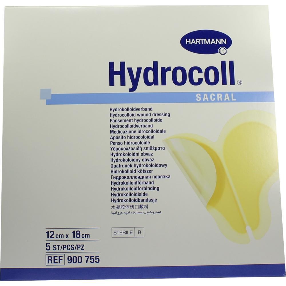 Verpackung f&uuml;r Hydrocoll Wundverband der Marke Hartmann.