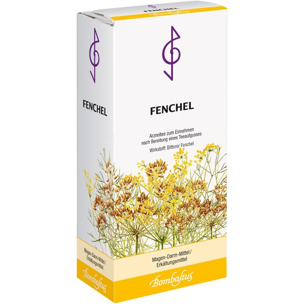 Verpackung von Fencheltee mit einer Abbildung von Fenchelpflanzen.