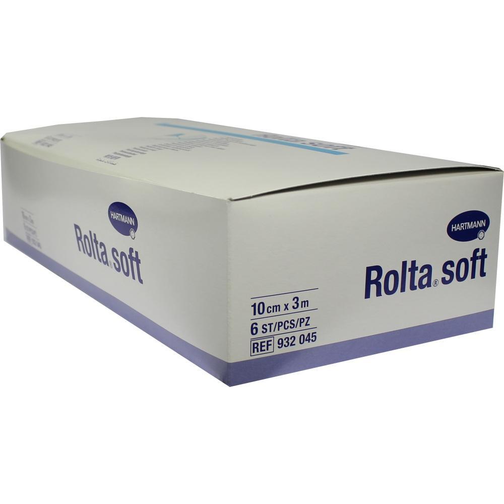 Eine wei&szlig;e Verpackung mit der Aufschrift "Rolta soft" und Produktdetails.
