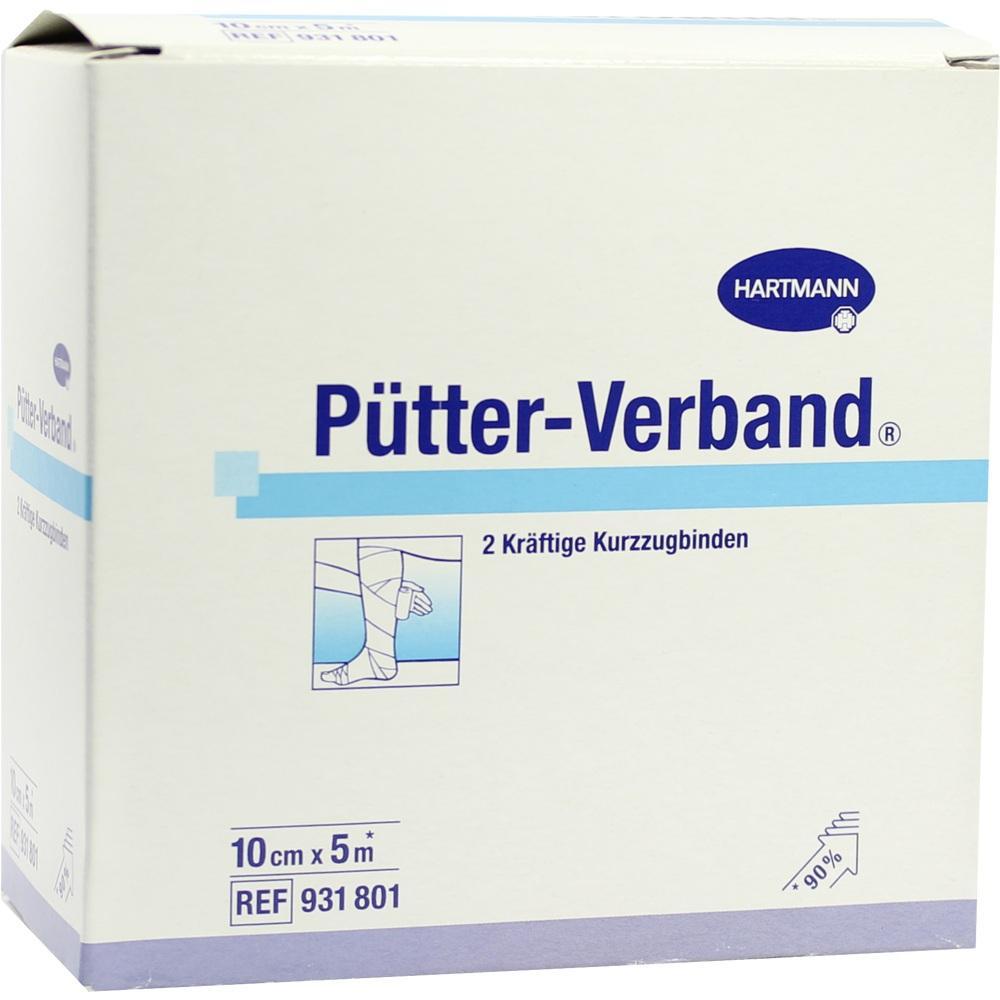 Die Verpackung zeigt einen P&uuml;tter-Verband mit zwei Binden zur Unterst&uuml;tzung.