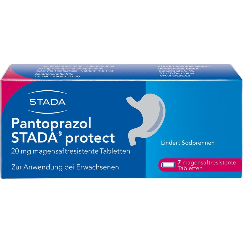 Eine Packung Pantoprazol-Tabletten gegen Sodbrennen.