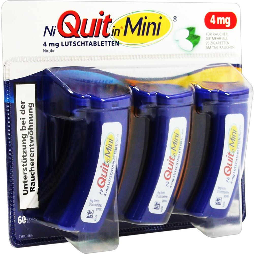 Blisterpackung mit Nikotin-Lutschtabletten zur Raucherentw&ouml;hnung.