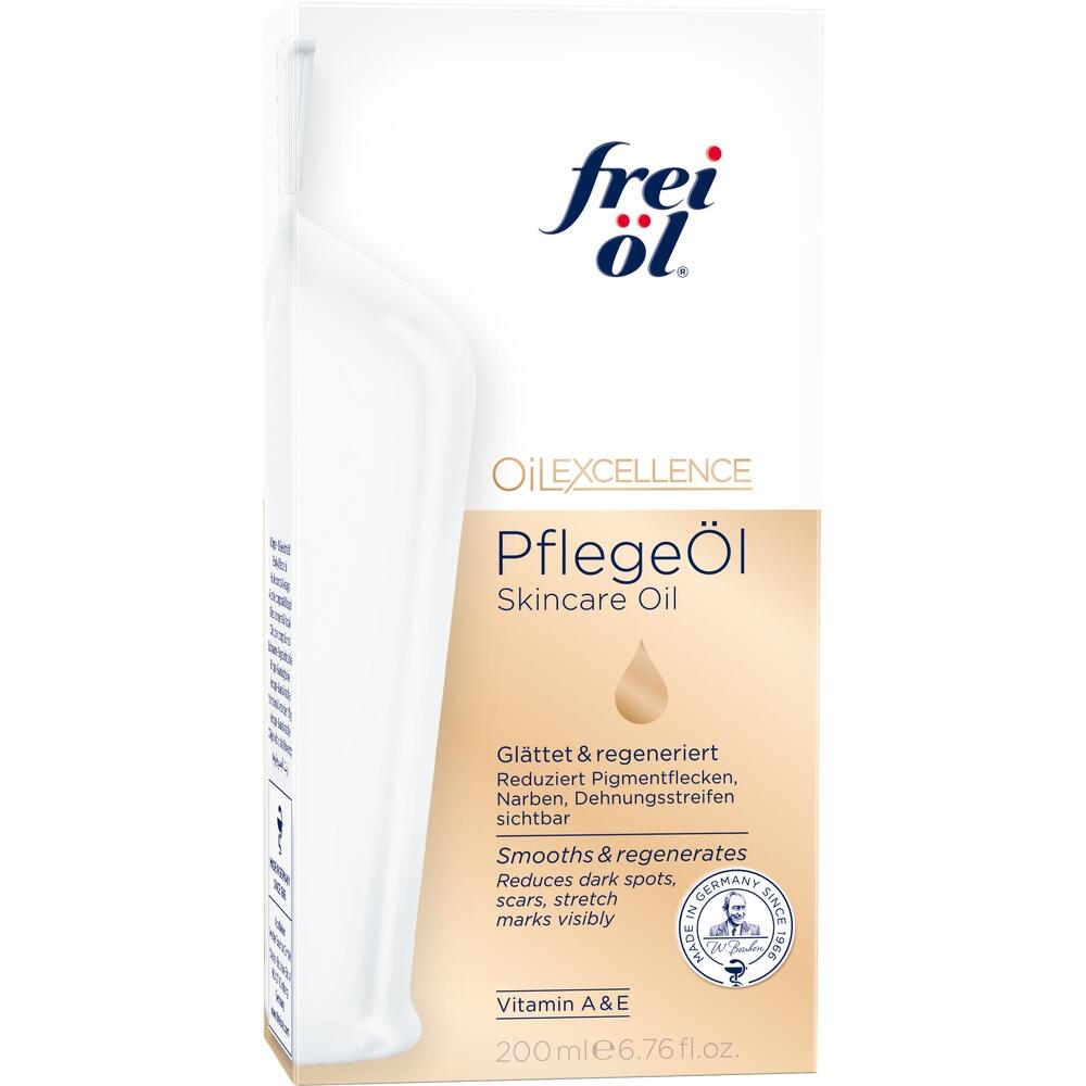 Eine Verpackung von Pfleg&ouml;l mit Vitamin A und E zur Hautpflege.