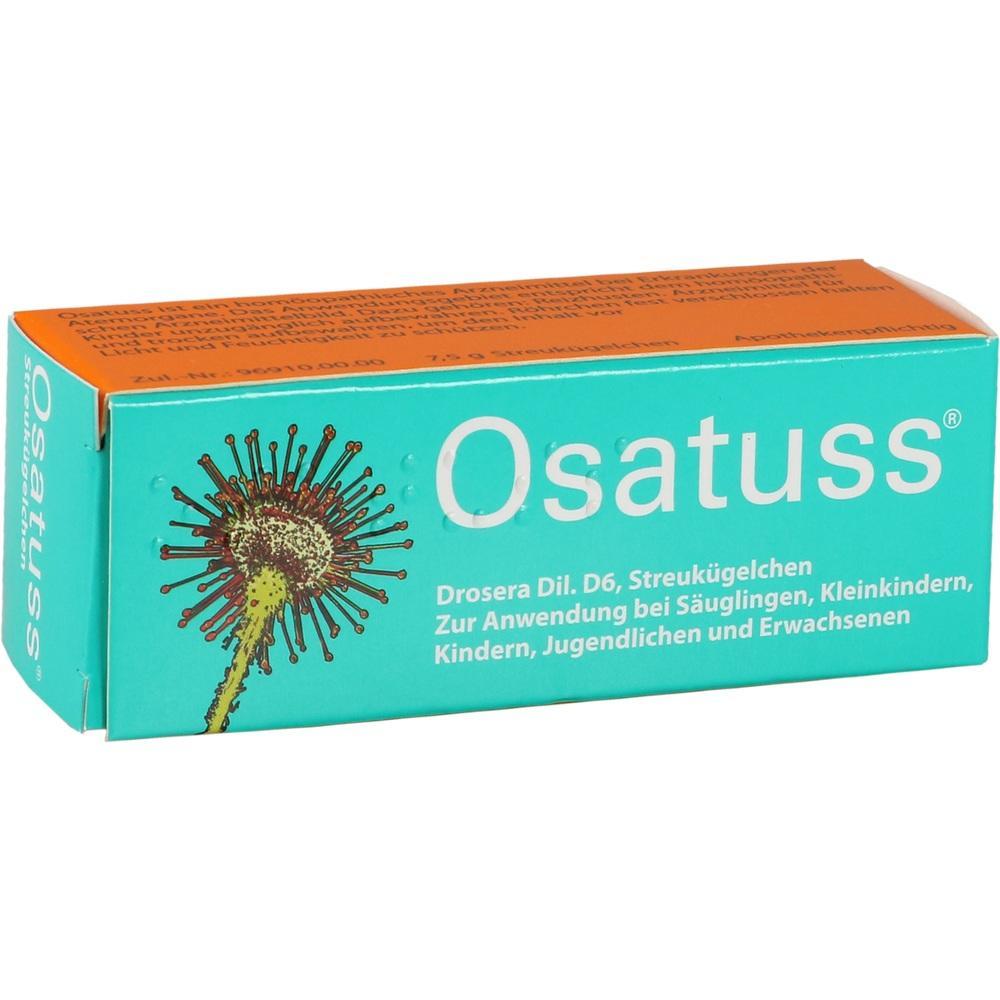 Eine gr&uuml;ne Verpackung von Osatuss f&uuml;r verschiedene Altersgruppen.