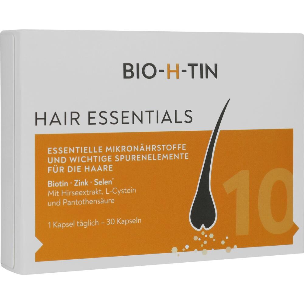 Eine Packung mit Haar-Vitaminen, die Biotin, Zink und Selen enth&auml;lt.