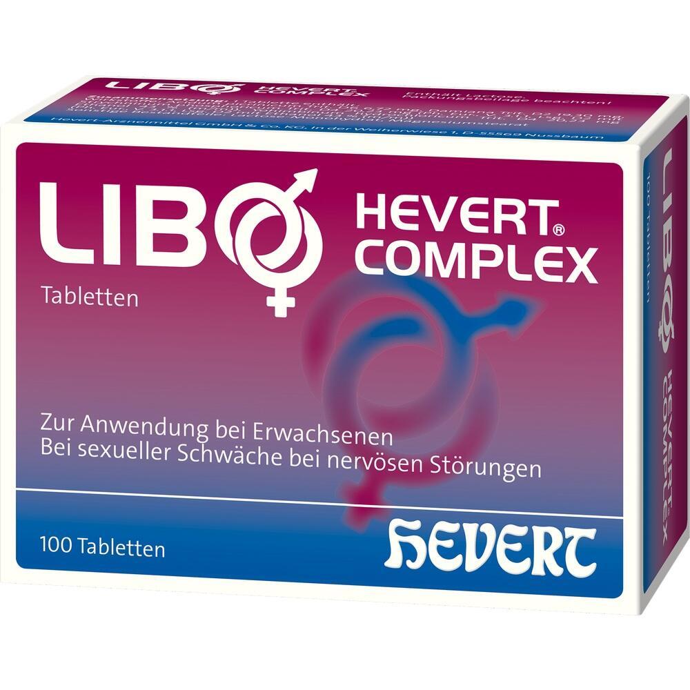 Eine Verpackung von Medikamenten f&uuml;r Erwachsene mit 100 Tabletten gegen sexuelle Schw&auml;che.