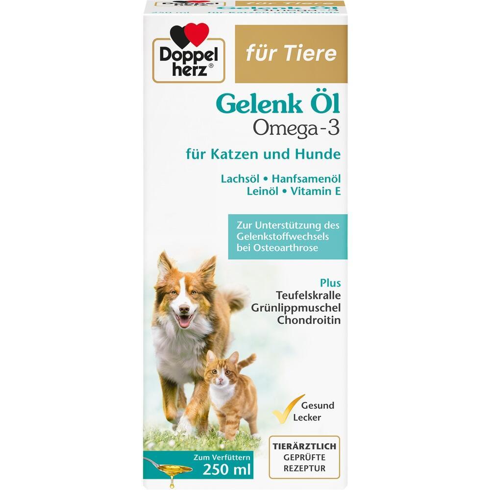 Eine Packung Gelenk&ouml;l f&uuml;r Hunde und Katzen mit Omega-3.