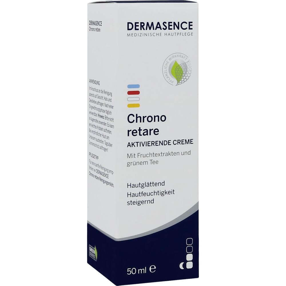 Schachtel einer Hautcreme mit Fruchtextrakten und gr&uuml;nem Tee, 50 ml.