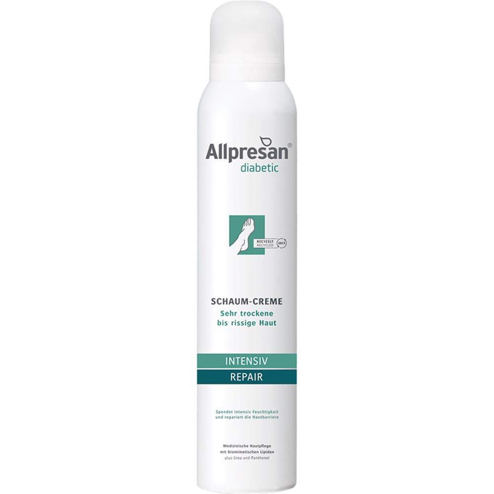 Weiße Spraydose von Allpresan für sehr trockene bis rissige Haut.