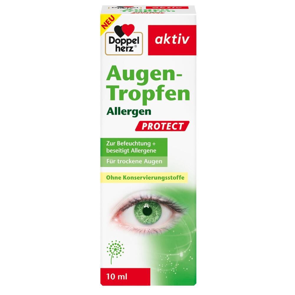 Eine Packung Augentropfen f&uuml;r trockene Augen ohne Konservierungsstoffe.