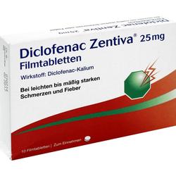 DICLOFENAC ZENTIVA 25MG