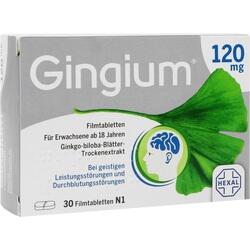 GINGIUM 120 MG FILMTABL